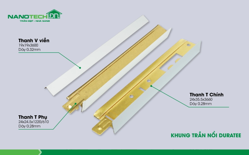 Báo Giá Khung Xương Trần Thả Nanotech & Phân Tích Chuyên Sâu - Cập nhật 2025 1
